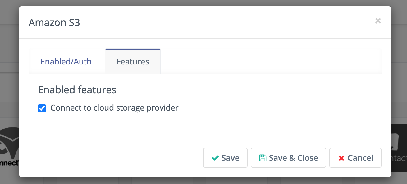 Screenshot of Amazon Integration Form